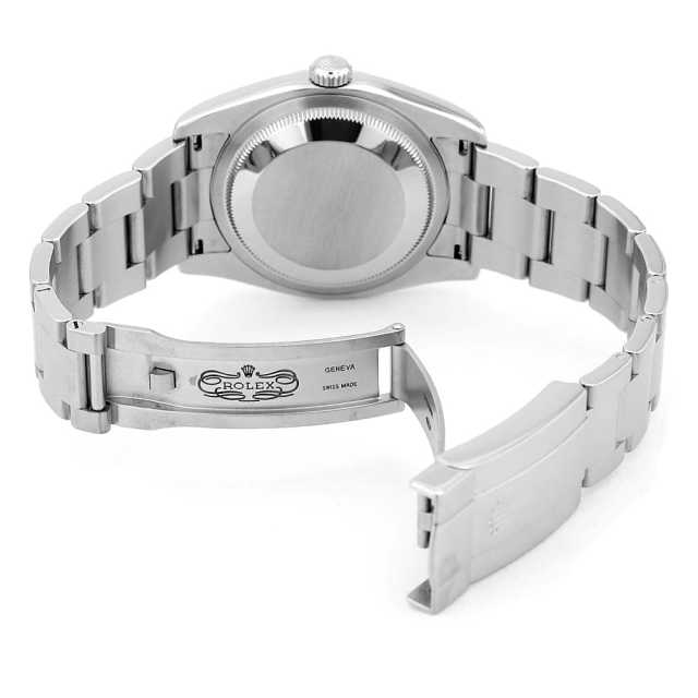 ロレックス オイスターパーペチュアル 116000 ブラック 369ピンクバー V番 中古 メンズ