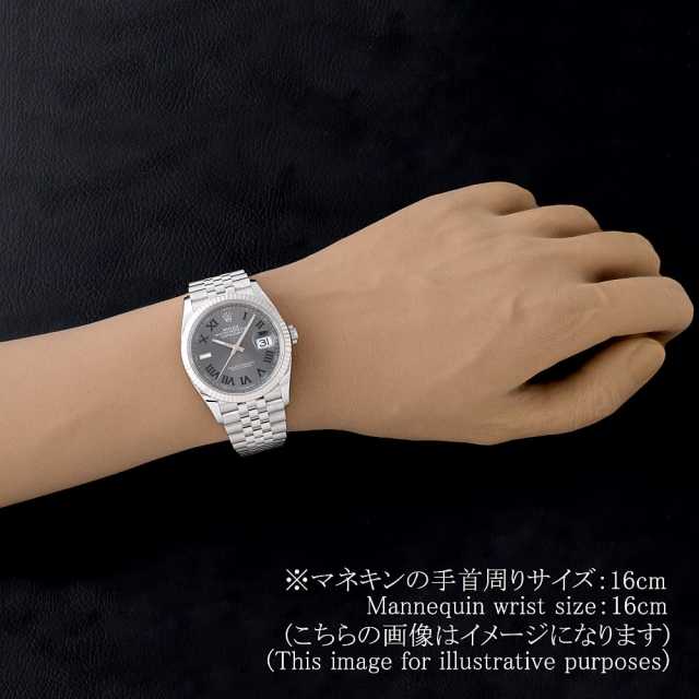 ロレックス デイトジャスト36 126234 スレート (グレー) グリーンローマ 5列 ジュビリーブレス ランダム番 未使用 メンズ
