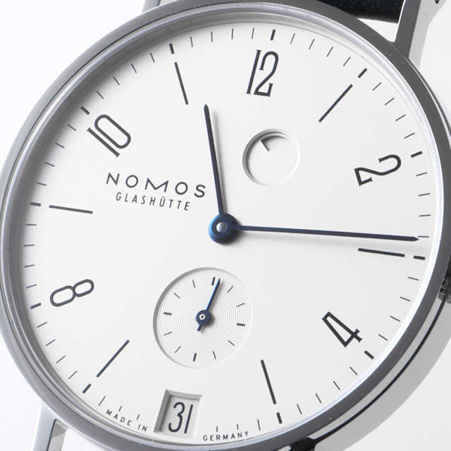 ノモス タンジェント デイト パワーリザーブ TN1D1W2RD(131) WEB限定品 メンズ