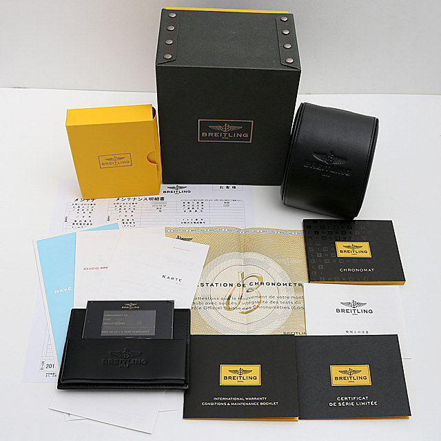 ブライトリング クロノマット44 ブルーインパルス 限定400本 A013CBIPS(AB0110) 中古 メンズ