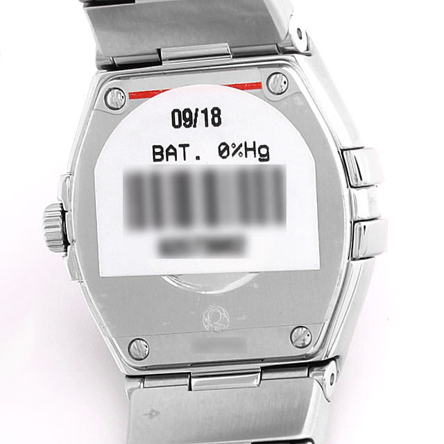 オメガ コンステレーション クォーツ ブラッシュ 123.10.24.60.57.001 新品 レディース