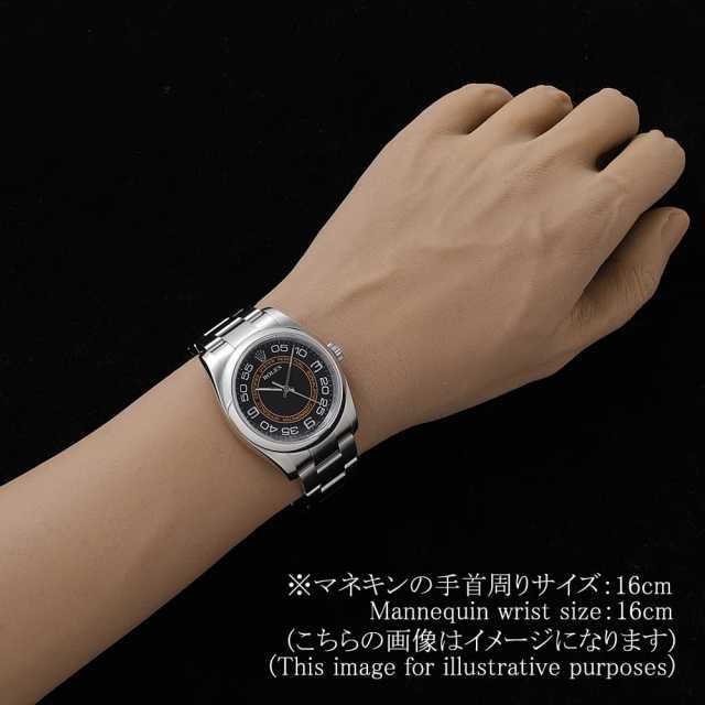 ロレックス オイスターパーペチュアル 116000 ブラック コンセントリック アラビア V番 中古 メンズ