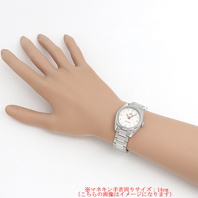 オメガ シーマスター アクアテラ クォーツ 4Pダイヤ 220.10.28.60.54.001 新品 レディース