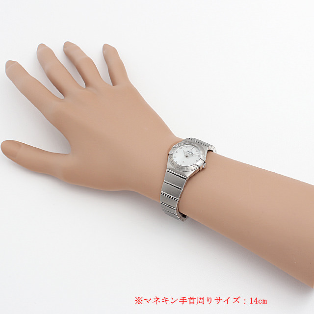 オメガ コンステレーション ブラッシュ クォーツ 123.10.24.60.55.004 新品 レディース