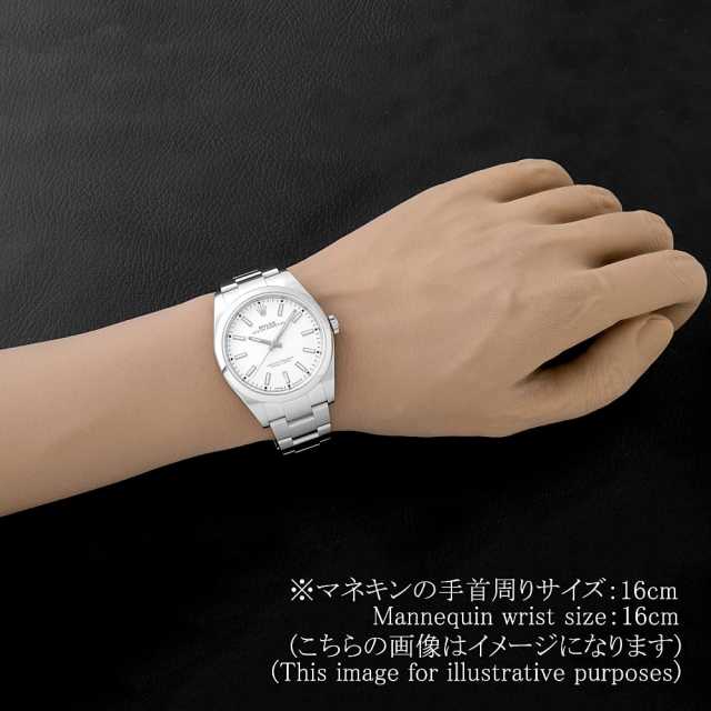 ロレックス オイスターパーペチュアル 39 114300 ホワイト バー ランダム番 中古 メンズ
