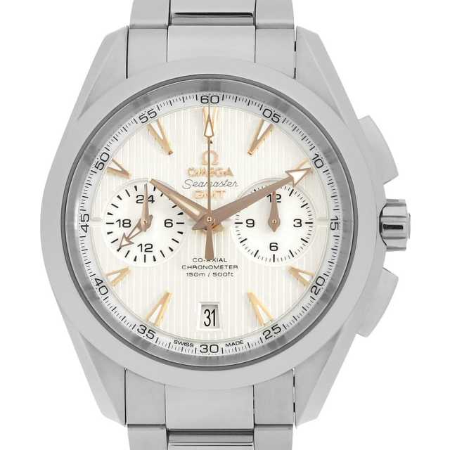 オメガ シーマスター アクアテラ クロノグラフ GMT 231.10.43.52.02.001 中古 メンズ