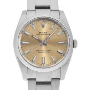 ロレックス オイスターパーペチュアル 114200 ホワイトグレープ バー ランダム番 中古 メンズ