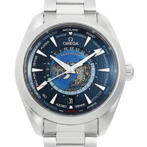 オメガ シーマスター アクアテラ 150M コーアクシャル マスタークロノメーター GMT ワールドタイマー 43MM 220.10.43.22.03.001 新品 メンズ