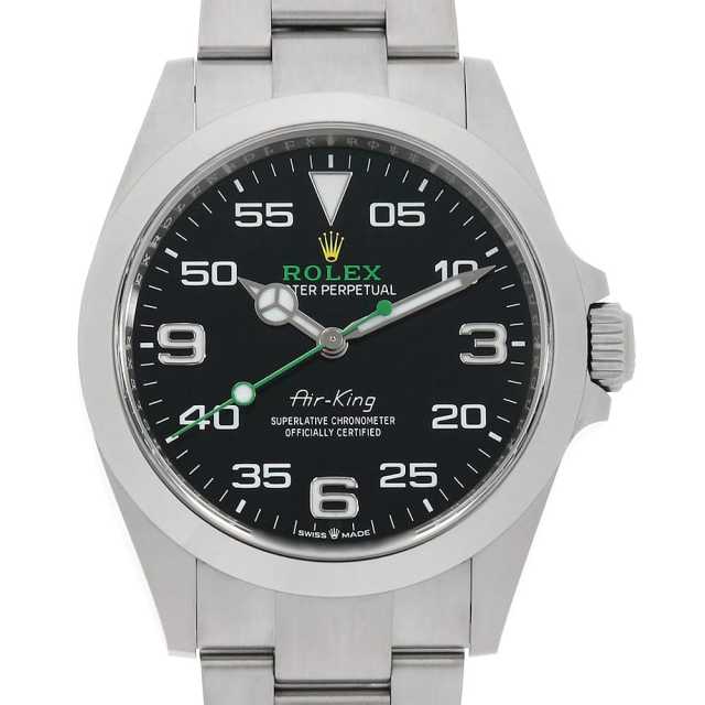 ロレックス エアキング 126900 ブラック ランダム番 中古 メンズ
