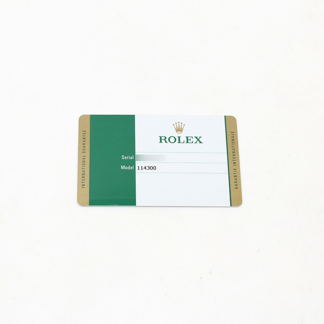 ロレックス オイスターパーペチュアル 39 114300 ブルー ランダム番 中古 メンズ