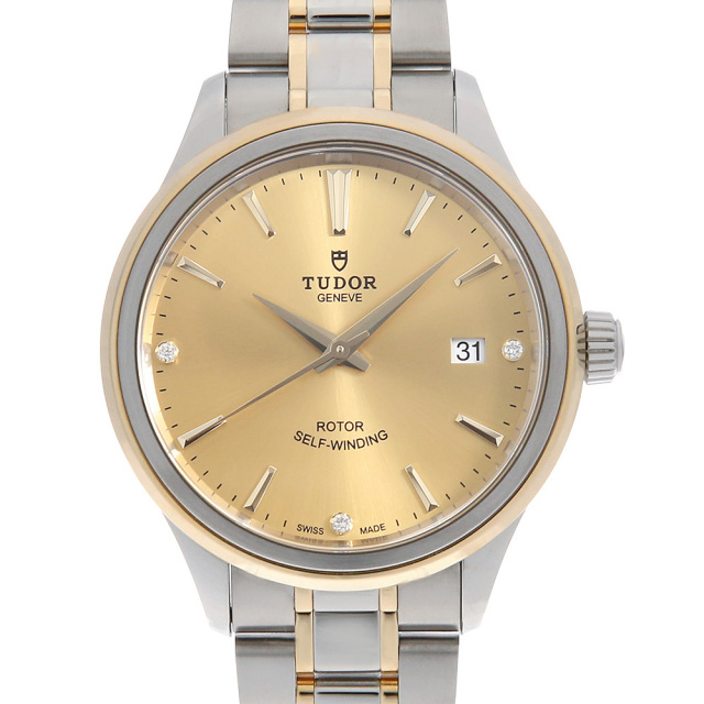 チューダー スタイル 3Pダイヤ 12503 中古 メンズ
