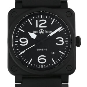 ベル＆ロス マットブラック セラミック BR03-92 新品 メンズ