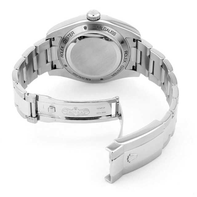 ロレックス ミルガウス 116400 ホワイト V番 中古 メンズ
