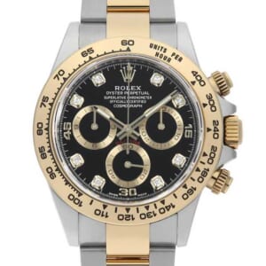ロレックス コスモグラフ デイトナ 8Pダイヤ 116503G ブラック ゴールドサークル ランダム番 中古 メンズ