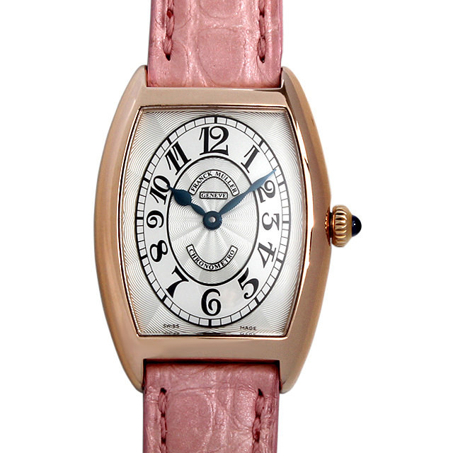 フランクミュラー トノーカーベックス クロノメトロ 1752QZ CHRONO METRO 5N 中古 レディース