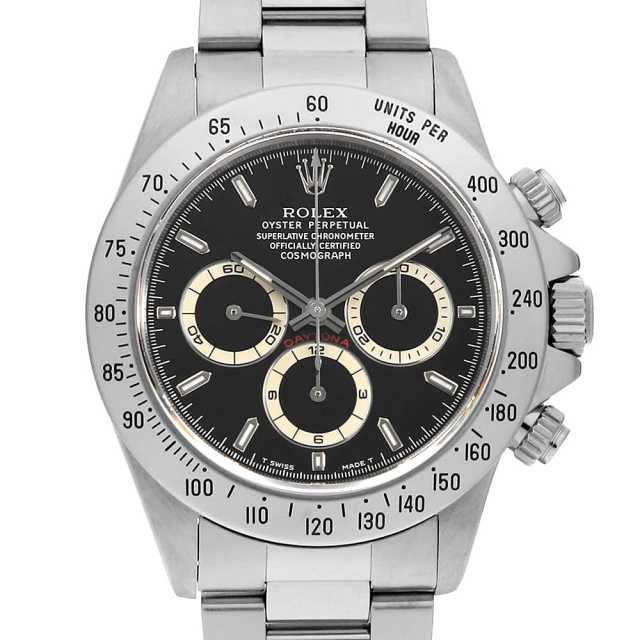 ロレックス コスモグラフ デイトナ 16520 ブラック オールトリチウム U番 中古 メンズ