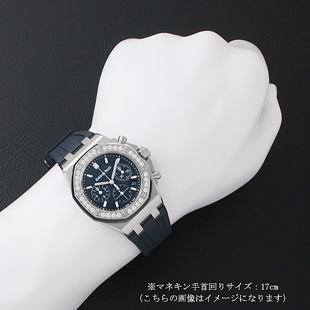 オーデマピゲ ロイヤルオーク オフショア クロノグラフ ベゼルダイヤ 26231ST.ZZ.D027CA.01 新品 メンズ