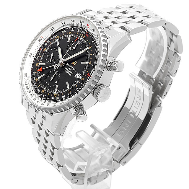 ブライトリング ナビタイマー クロノグラフ GMT 46 A24322121B2A1(A24322)A242B-2NP 新品 メンズ
