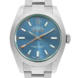 ロレックス ミルガウス Zブルー 116400GV ブルー ランダム番 中古 メンズ