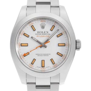 ロレックス ミルガウス 116400 ホワイト V番 中古 メンズ