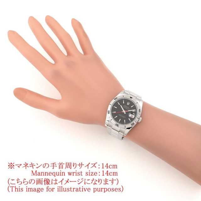 ロレックス ターノグラフ 116264 ブラック 3列 オイスターブレス D番 中古 メンズ