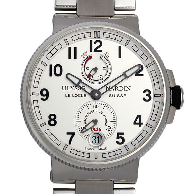 ユリスナルダン マリーン クロノメーター マニュファクチュール 1183-126-7M/61 新品 メンズ