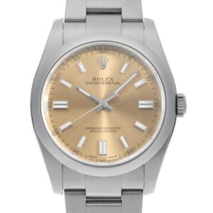 ロレックス オイスターパーペチュアル 116000 ホワイトグレープ バー ランダム番 中古 メンズ