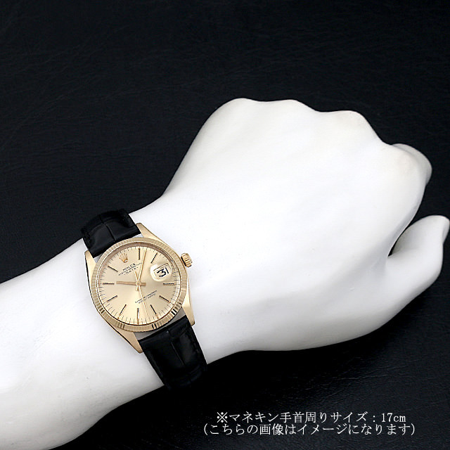 ロレックス オイスターパーペチュアル デイト cal.1570 37番 1503 シャンパン/シグマダイアル アンティーク メンズ