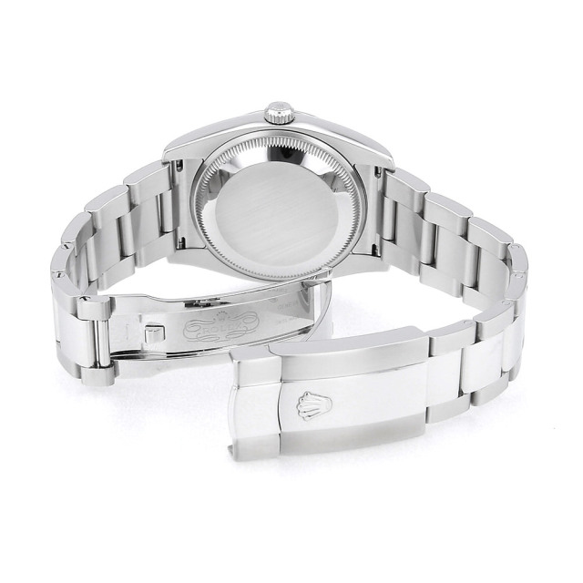 ロレックス オイスターパーペチュアル デイト 115200 シルバー/バー ランダムシリアル 中古 メンズ