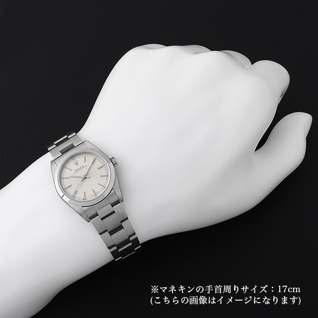 ロレックス オイスターパーペチュアル 77080 シルバー/バー K番 未使用 ボーイズ(ユニセックス)