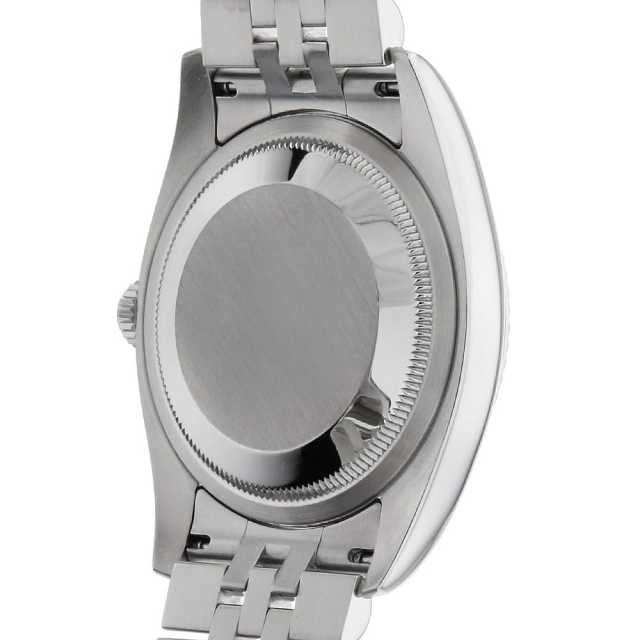 ロレックス デイトジャスト 10Pダイヤ 116234G シルバー 彫りコンピューター 5列 ジュビリーブレス D番 中古 メンズ
