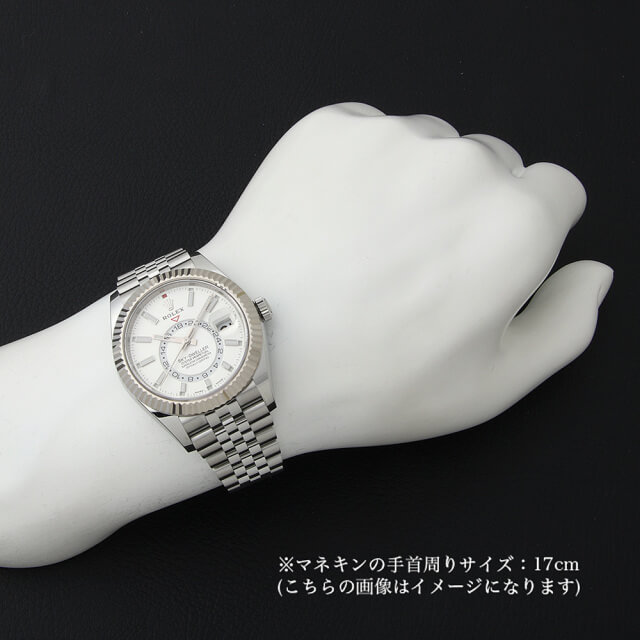 ロレックス スカイドゥエラー 326934 ホワイト 5列 ジュビリーブレス ランダム番 中古 メンズ 商品画像 5