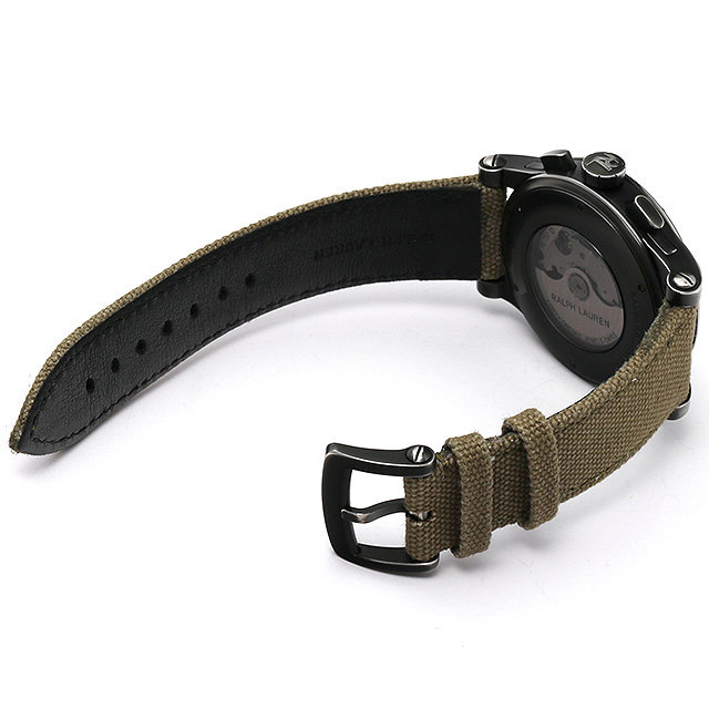 ラルフローレン クロノグラフ サファリ RL67 45mm RLR0230900 未使用 メンズ
