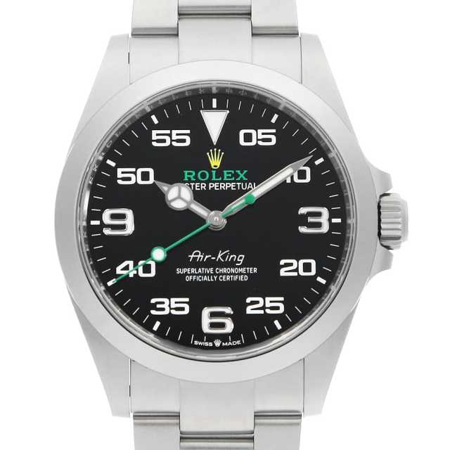 ロレックス エアキング 126900 ブラック ランダム番 中古 メンズ