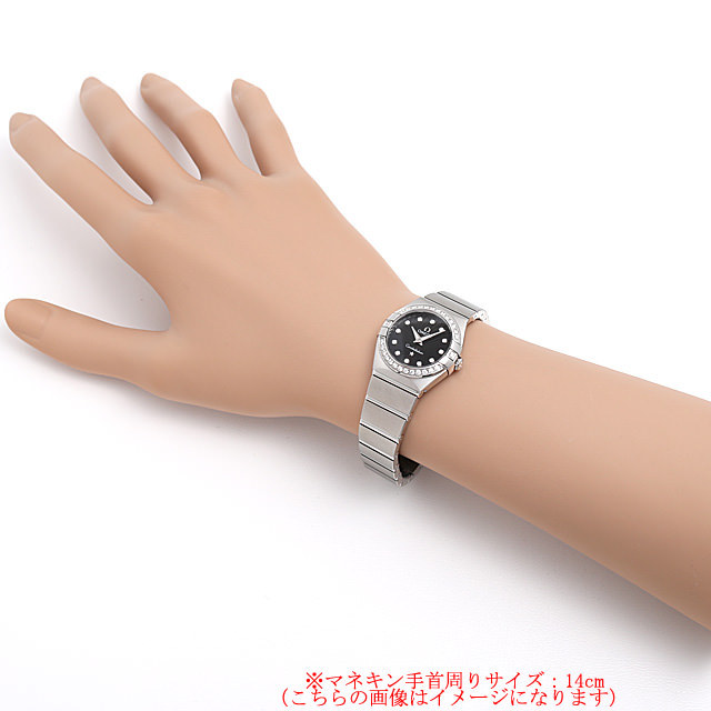 オメガ コンステレーション ブラッシュ クォーツ ベゼルダイヤ 123.15.24.60.51.001 新品 レディース