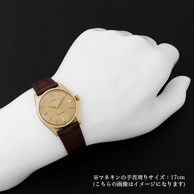 ロレックス オイスターパーペチュアル 1005 シャンパン 57番 アンティーク メンズ