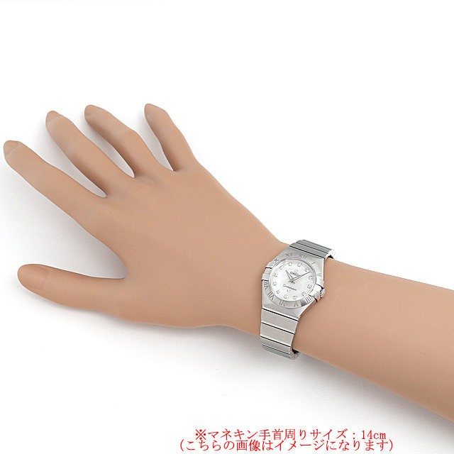 オメガ コンステレーション 12Pダイヤ 123.10.27.60.55.001 新品 レディース