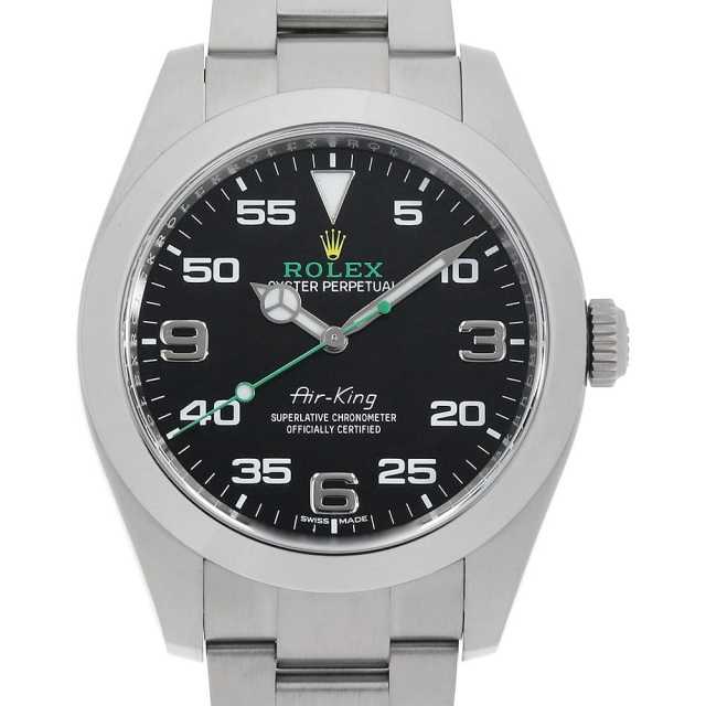 ロレックス エアキング 116900 ブラック ランダム番 中古 メンズ