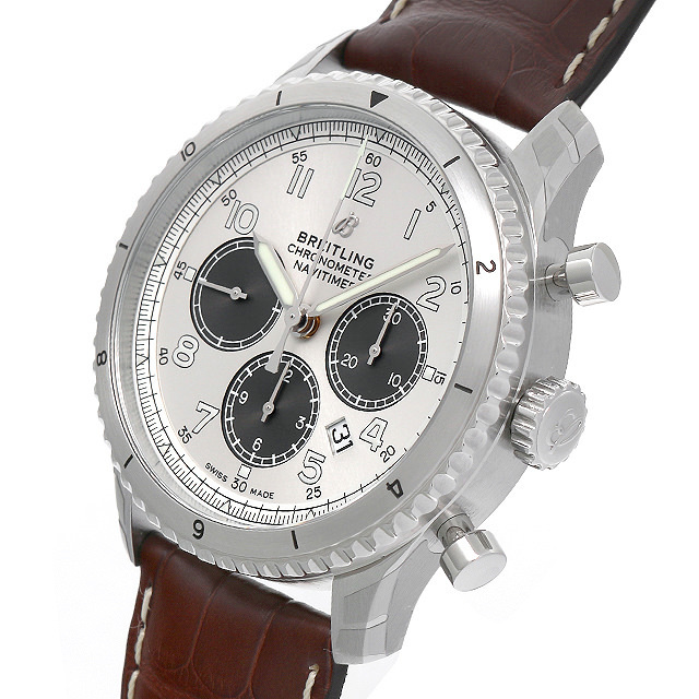 ブライトリング ナビタイマー アビエイター8 B01 クロノグラフ43 リミテッドエディション A008G-1WBA 新品 メンズ