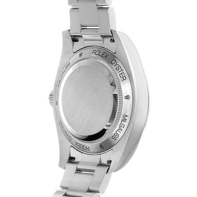 ロレックス ミルガウス グリーンガラス 116400GV ブラック ランダム番 中古 メンズ