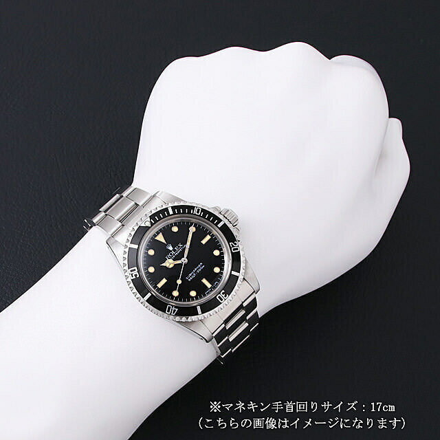 ロレックス サブマリーナ 5513 ブラック フチ有 オールトリチウム フローズンダイアル R番 R番 アンティーク メンズ
