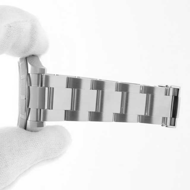 ロレックス オイスターパーペチュアル エアキング 114210 シルバー 369ホワイトバー Z番 中古 メンズ
