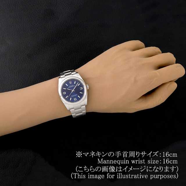 ロレックス オイスターパーペチュアル 116000 ブルー 369ホワイトバー ランダム番 中古 メンズ