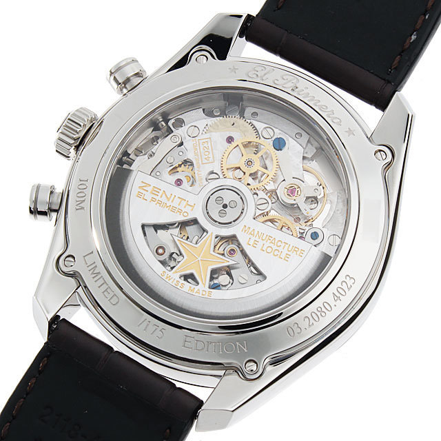 ゼニス エルプリメロ クロノマスターオープン レトログラード 限定175本 03.2080.4023/01.C494 新品 メンズ