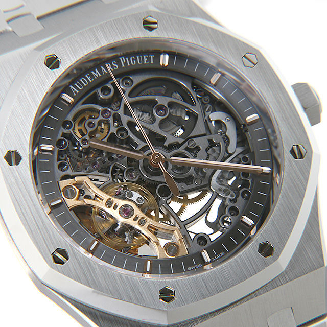 オーデマピゲ ロイヤルオーク ダブルバランスホイール オープンワーク 15407ST.OO.1220ST.01 新品 メンズ