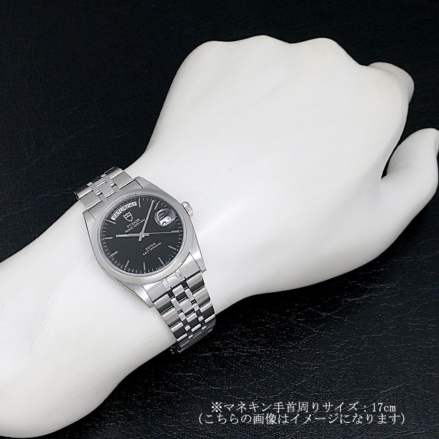 チューダー プリンス デイトデイ 76200 ブラック/バー 新品 メンズ