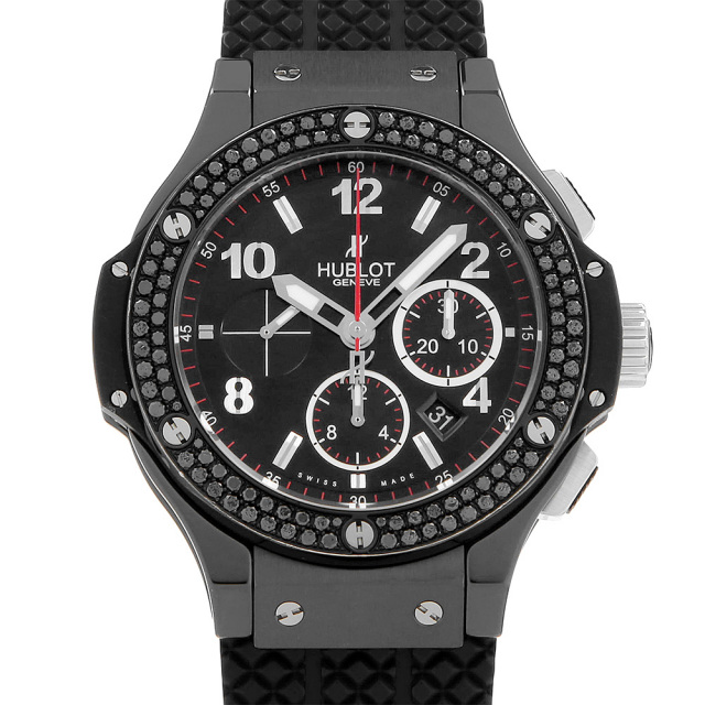 ウブロ ビッグバンブラックマジック ブラックダイヤ 44mm AT 301.CV.130.RX.110 中古 メンズ