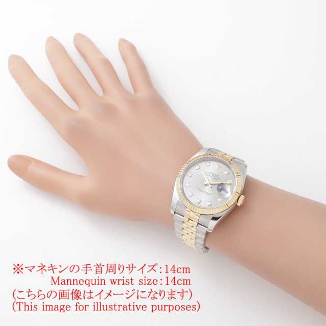 ロレックス デイトジャスト 10Pダイヤ 116233G スレート (グレー) ランダム番 中古 メンズ