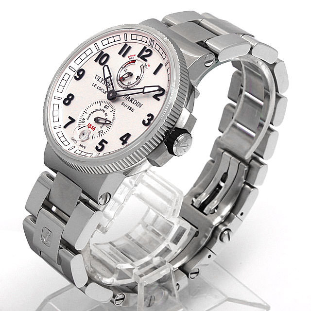 ユリスナルダン マリーン クロノメーター マニュファクチュール 1183-126-7M/61 新品 メンズ