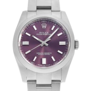 ロレックス オイスターパーペチュアル 116000 レッドグレープ バ－ ランダム番 中古 メンズ